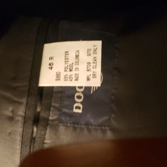 Men's 46 regular dockers sport coat black - Picture 2 of 2